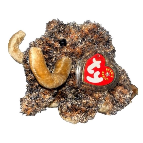 Giganto the Wooly Mammoth Ty Beanie Baby DOB December 17, 2000 sealed w TAG MINT - Picture 1 of 16